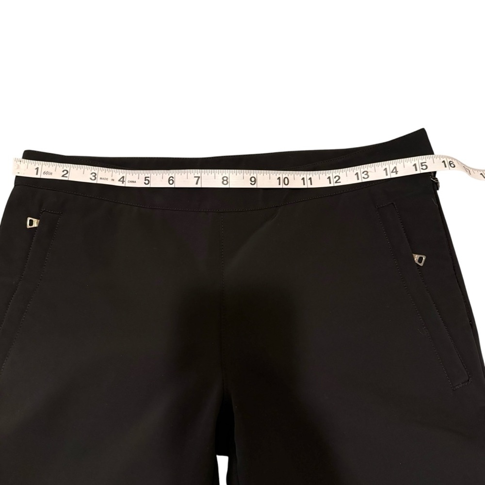 Prada Linea Rossa Womens Technical Sports Stretch Pants Black Zip Hem Size 40 - Picture 12 of 12